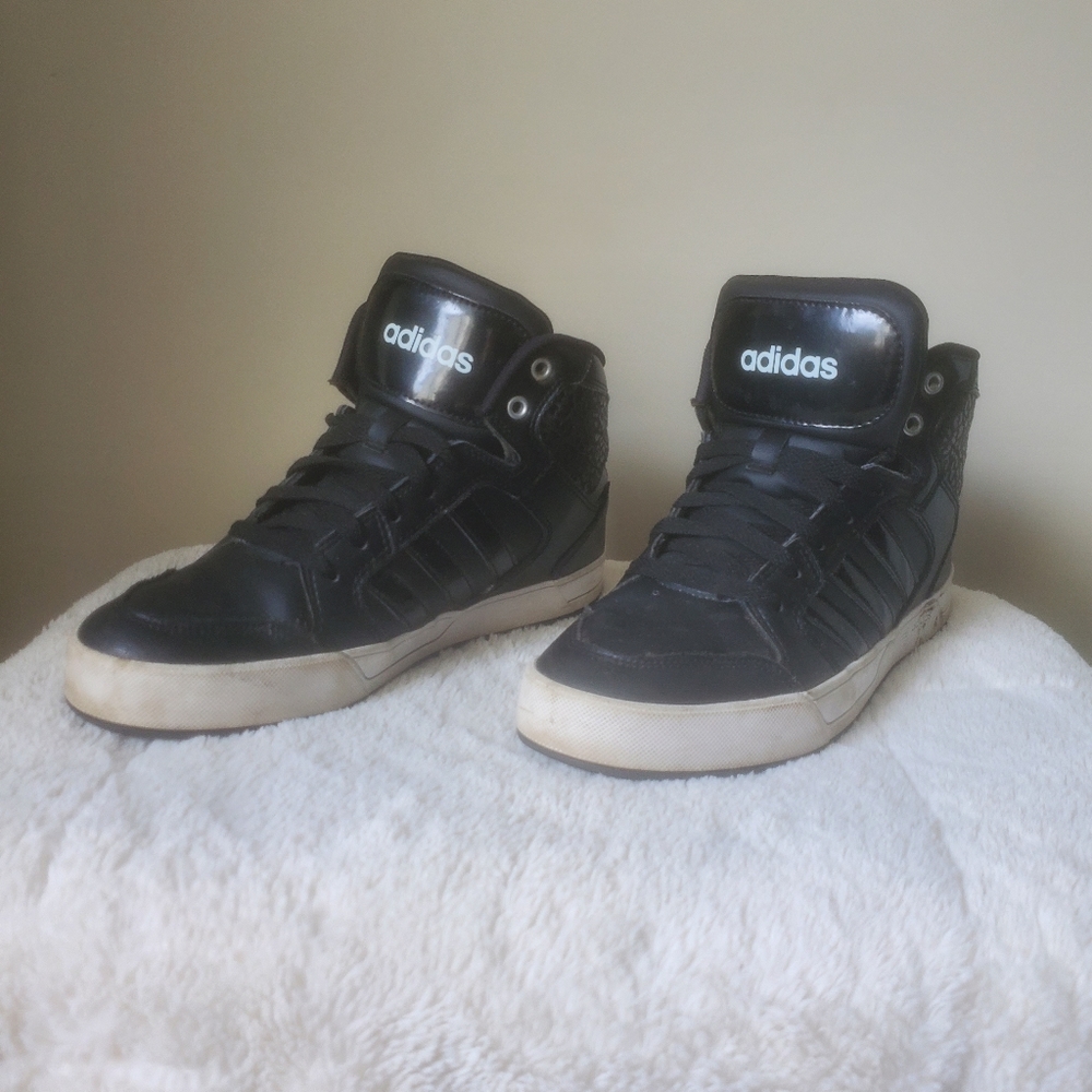 Adidas black shoes